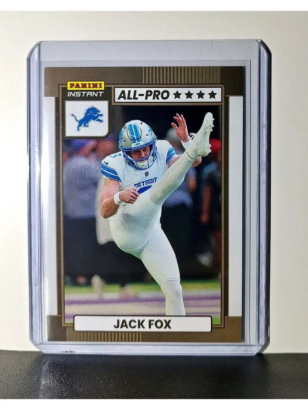 Jack Fox 2024 All-Pro Panini NFL #26 Football Card Detroit Lions 1 of 101